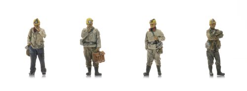 5870150 Mijnwerkers aan het eind van de dienst