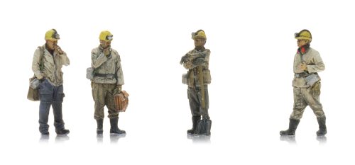 5870150 Mijnwerkers aan het eind van de dienst