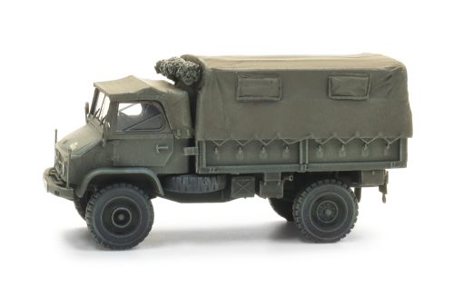 6870776 BRD Unimog 404s Pritsche Plane