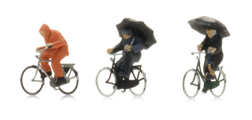 5160037 Fietsers in de regen