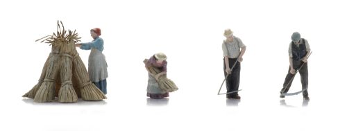 5160060 Tarwemaaiers met zeis