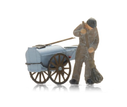 5220018 Straatveger met karretje