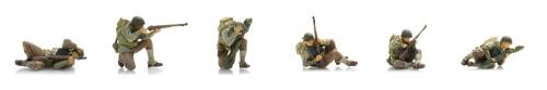 5720016 US D-day Infantry on beach